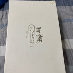 Coach Cream Shoe Box